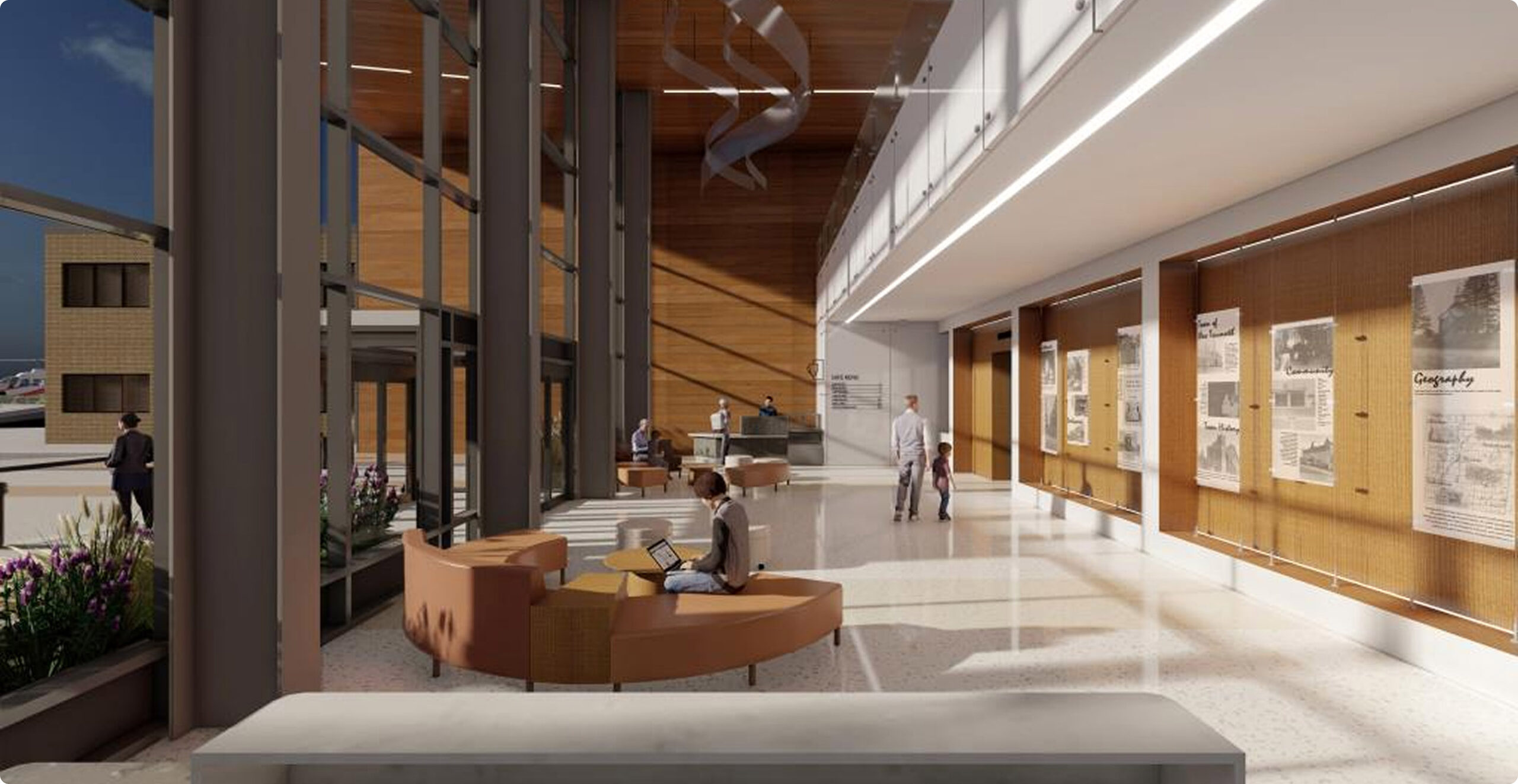 Hospital Main Lobby Wall